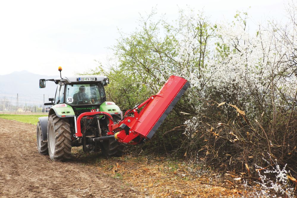 Kosiarki bijakowe boczne do krzewów